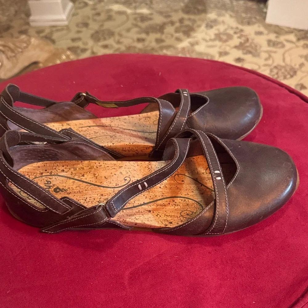 Ahnu Dark grey Women's Flats with Strap Detail - Picture 3 of 5